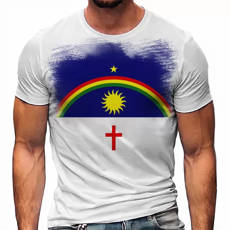 Camiseta Bandeira Do Estado Pernambuco 2 A
