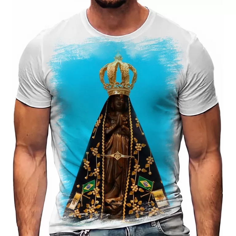 Camiseta Nossa Senhora Aparecida Santa A