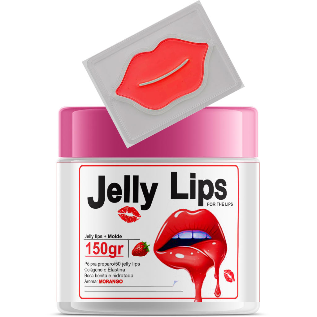 Máscara labial de colágeno hidratante para lábios Jelly Lips Boca Macia