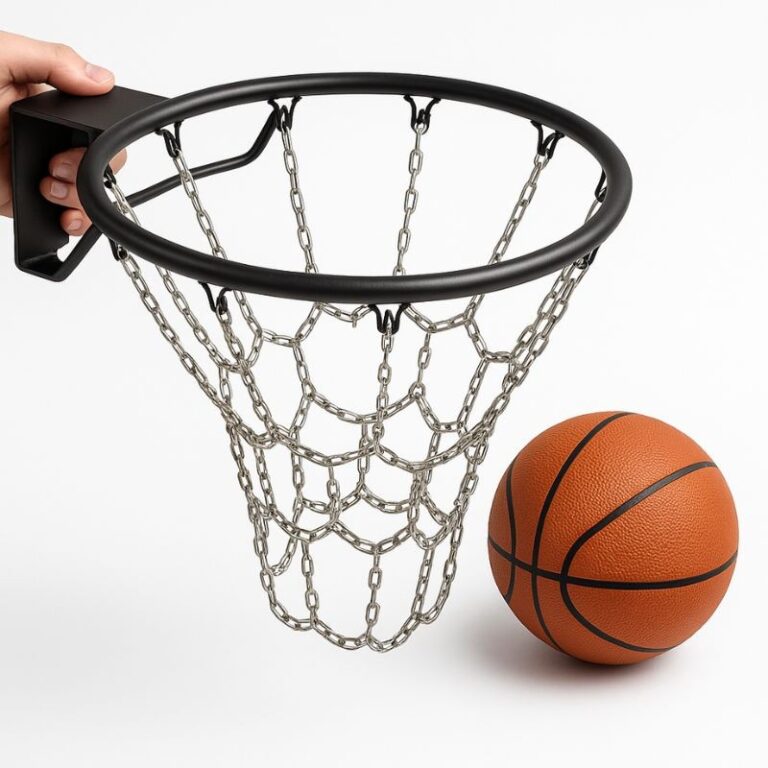 Rede Aço Para Aro De Basquete Com Argola De Encai