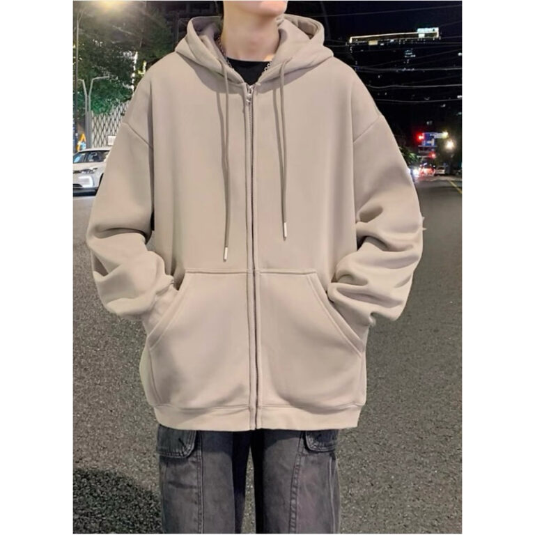 Moletom Blusa Aberto Com Ziper e Capuz  de Frio IN