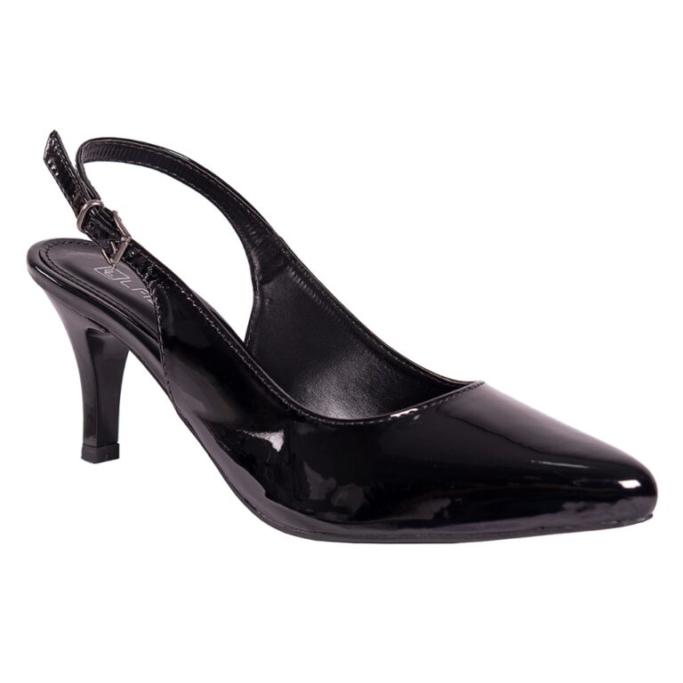 Sapato Scarpin Feminino Mule Bico Fino Salto Agulh