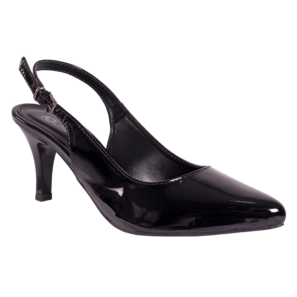 Sapato Scarpin Feminino Mule Bico Fino Salto Agulha Baixo