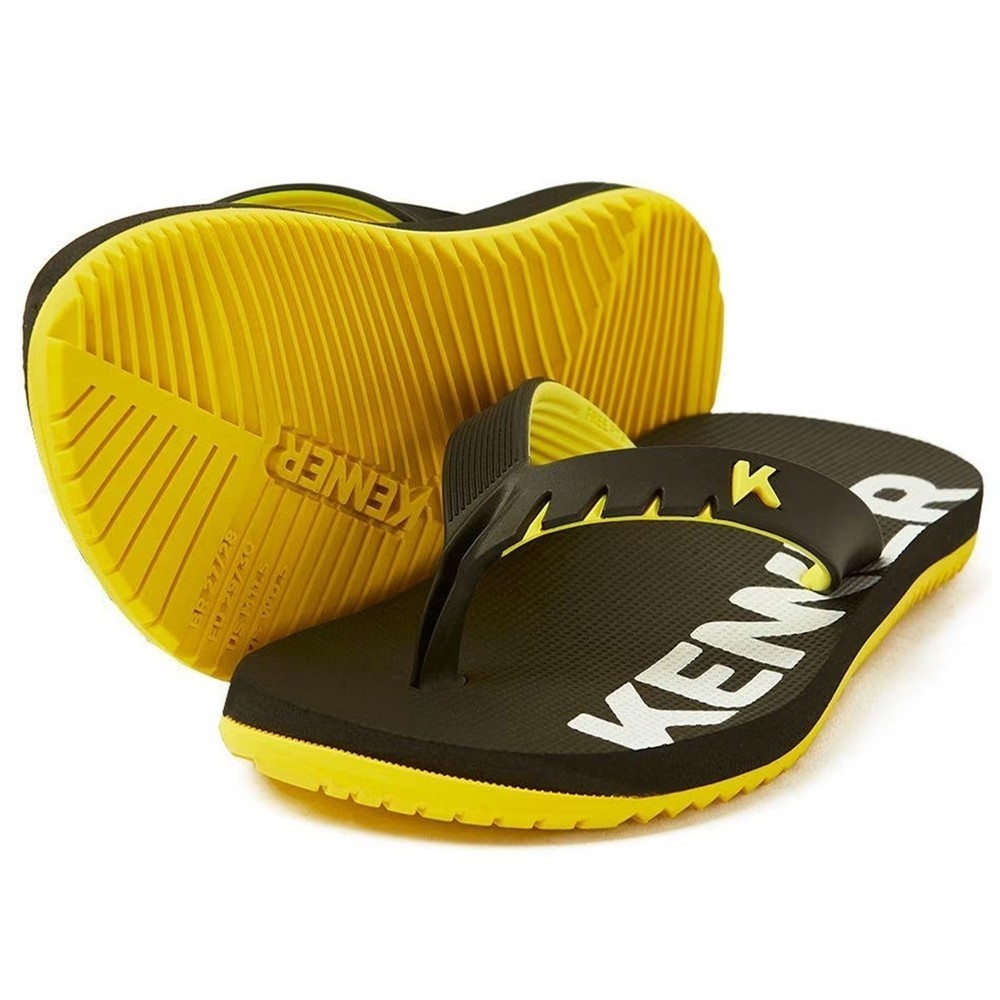Chinelo Infantil Kenner Red Kids – Preto e Amarelo