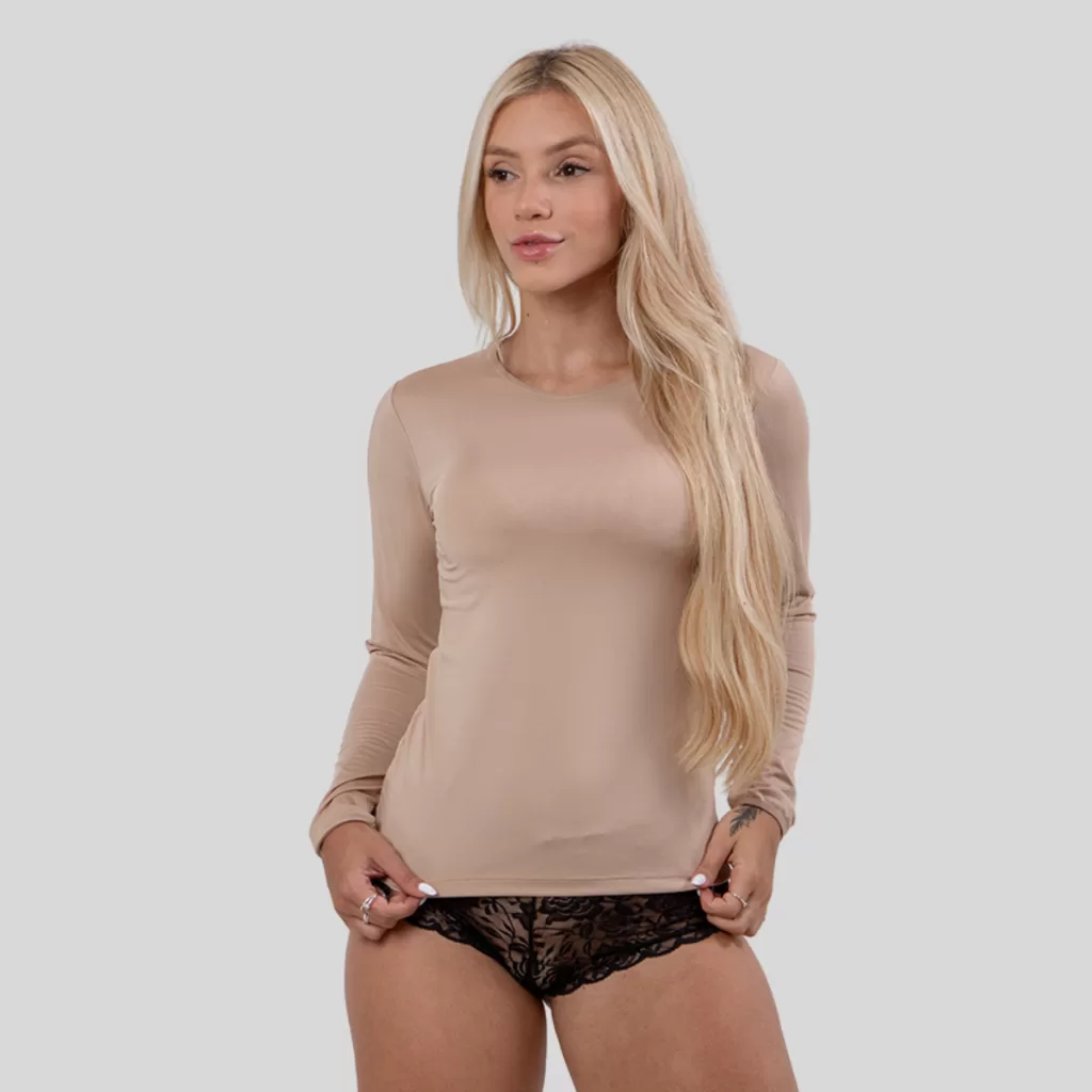 Blusa Manga Longa Segunda Pele Inverno Básica