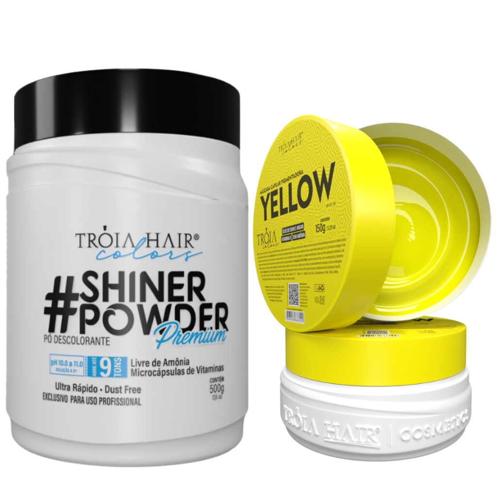 Pó Descolorante Premium Tróia Hair + Tróia Colors 150g (escolha)