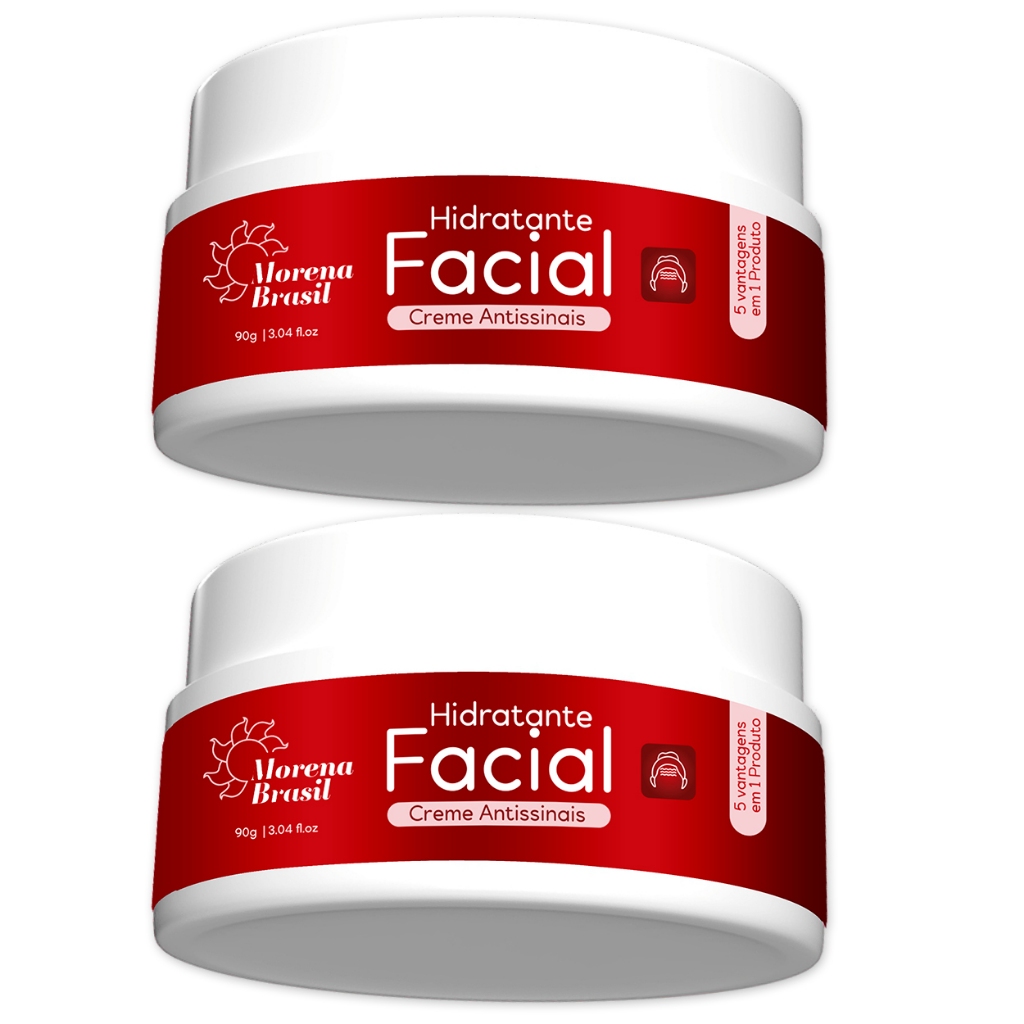 Kit 2 Creme Antissinais Revitalize Sua Pele: Morena Brasil – Nutrição e Hidratação Diária