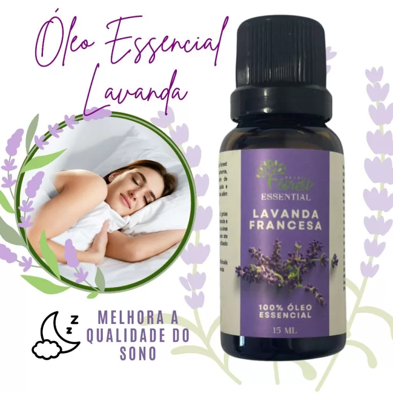 Óleo Essencial de Lavanda Francesa 100% Puro Flor