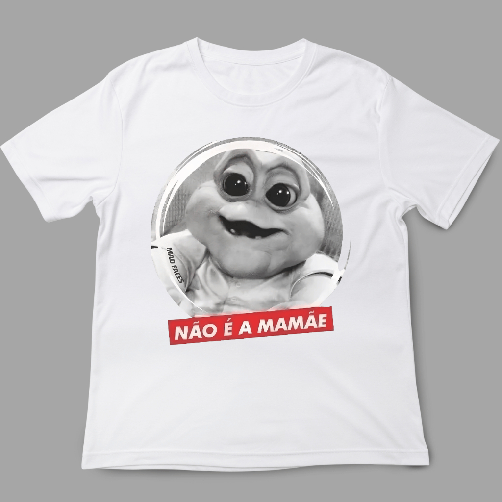Camiseta Baby Famil Dinossauro Branca