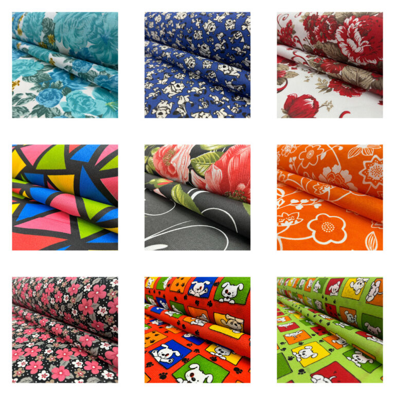 TECIDO GORGURINHO ESTAMPADO 1,00 X 1,50M IDEAL PA