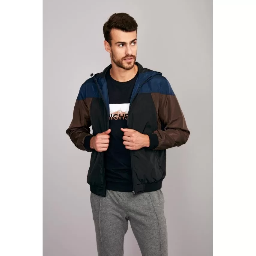 Jaqueta Tecnocomfy com Capuz – Azul Marinho