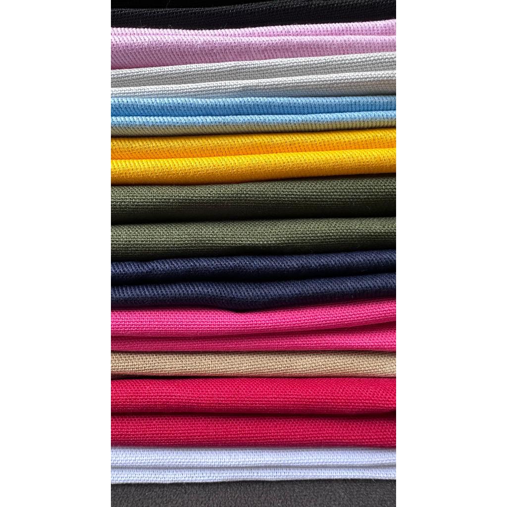 Tecido Lona de Algodão – Diversas Cores ***GROSSA / PESADA *** PARA CALÇADOS, BOLSAS Largura 1,50m