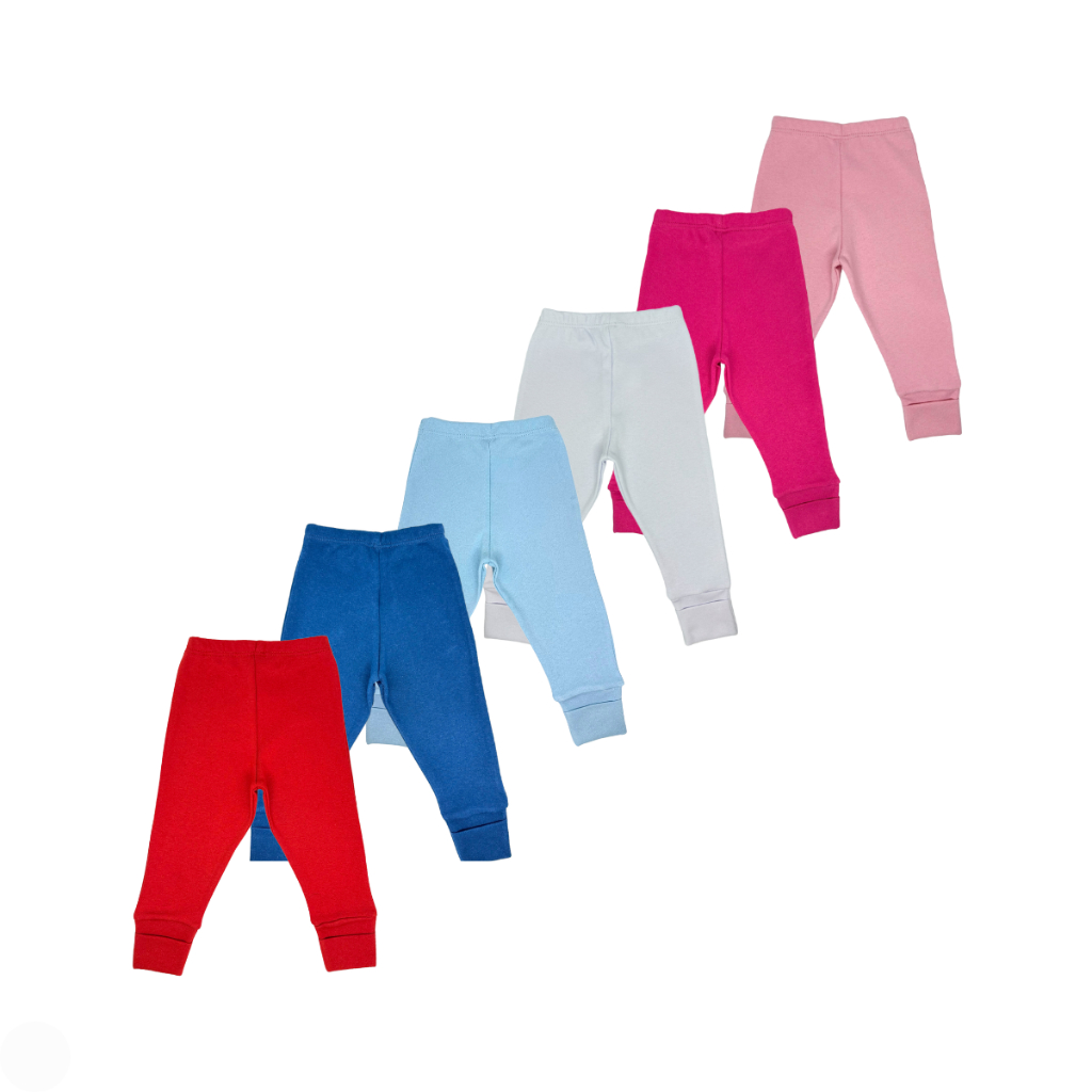 Kit Calça Mijão Vira Pé Bebê 100% Algodão Suedine Unissex Inverno Onça Kids