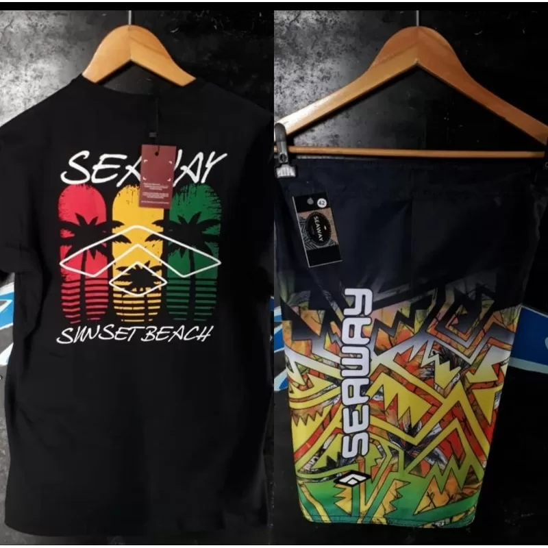 Blusa e Bermuda seaway kit Conjunto Premium