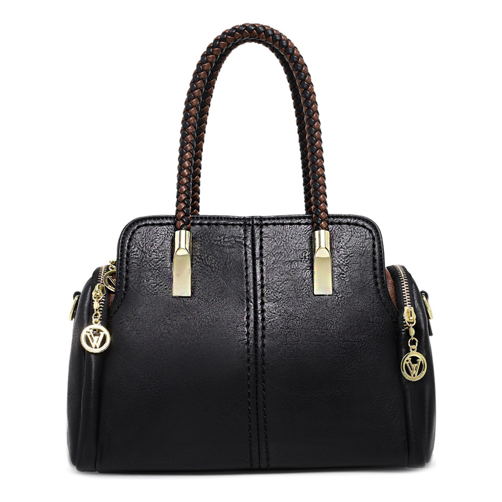 Bolsa Feminina Média Baú De Mão Transversal De Ombro Social Luxo Elegante Festa