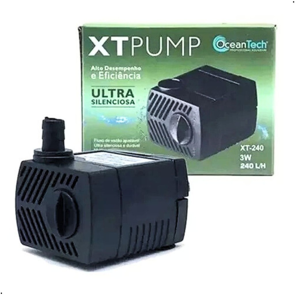 Bomba Submersa Eletrônica Aquário Ocean Tech XT 240 3w