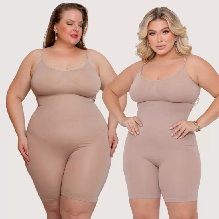 Macaquinho Modelador Body Segunda Pele Plus Size S