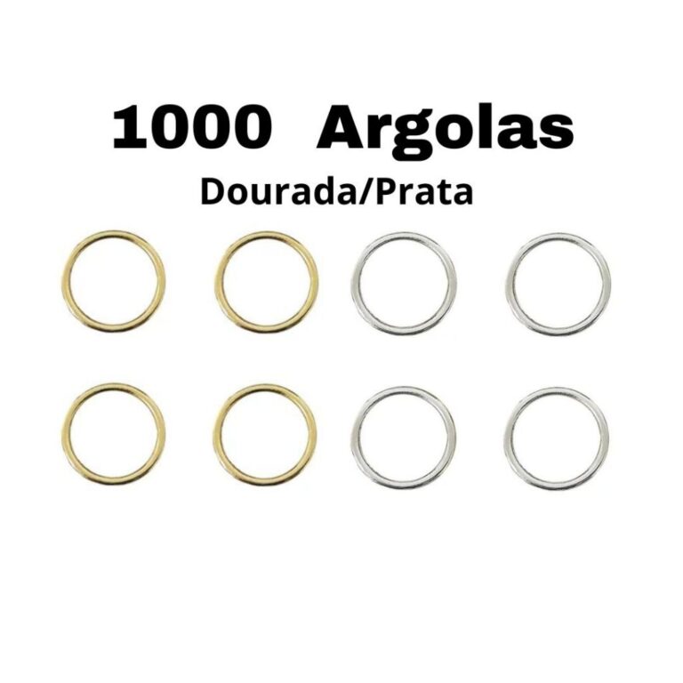 Argola de metal 10mm 13mm 18mm para alça de suti