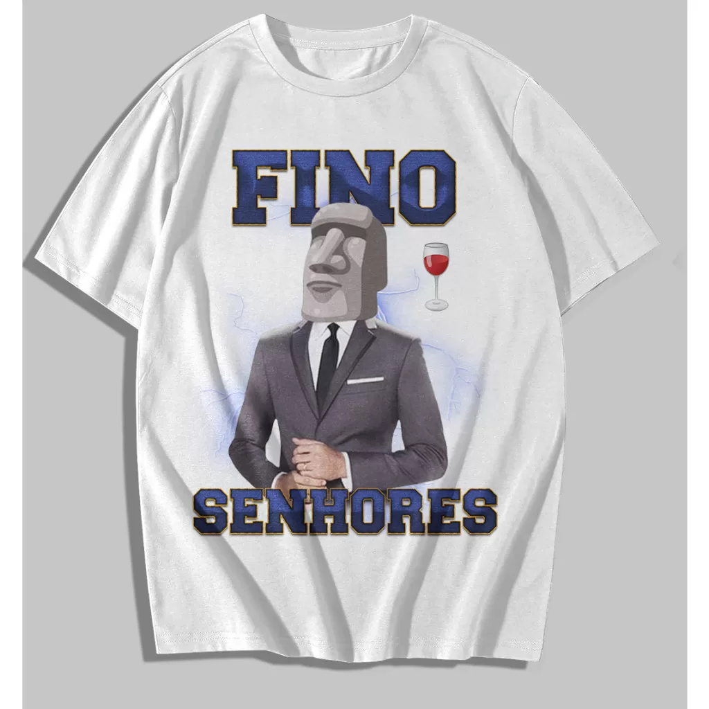 Camiseta Meme – fino senhores – camisa, divertida, engraçada