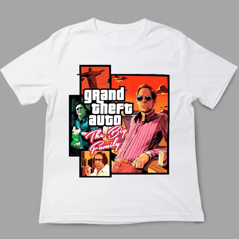 Camiseta branca grande familia – Agostinho A