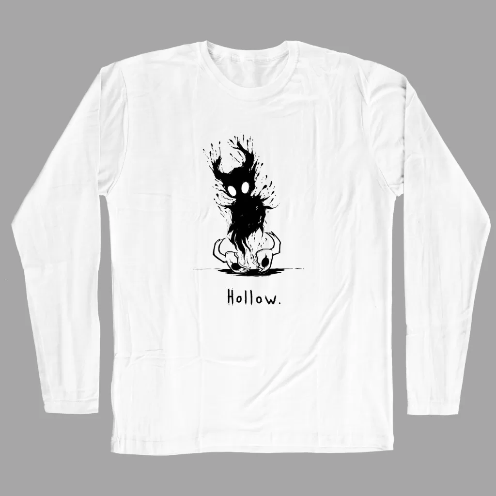 Camiseta Gamer – Hollow Knigth Manga Longa Estampada – Envio Imediato