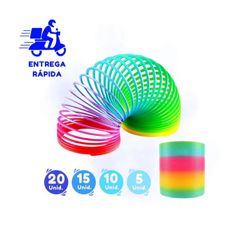 20, 15, 10, 5 Molas Maluca Colorida Lembrancinha F