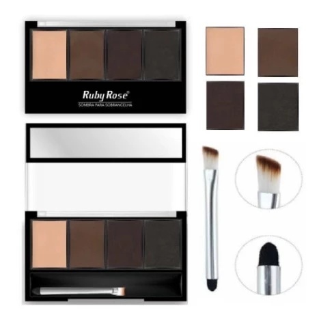 Trio de Sombras para Sobrancelhas Alta Pigmentaç