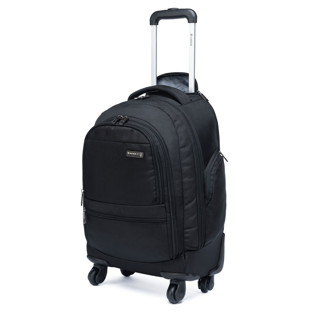 Mochila Bolsa Com Rodinhas Swicky Executiva Grande Resistente Trabalho