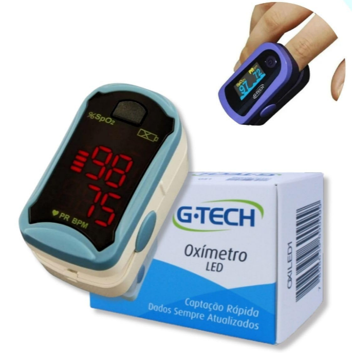 Oxímetro De Pulso Portátil G-tech Modelo Led Dig
