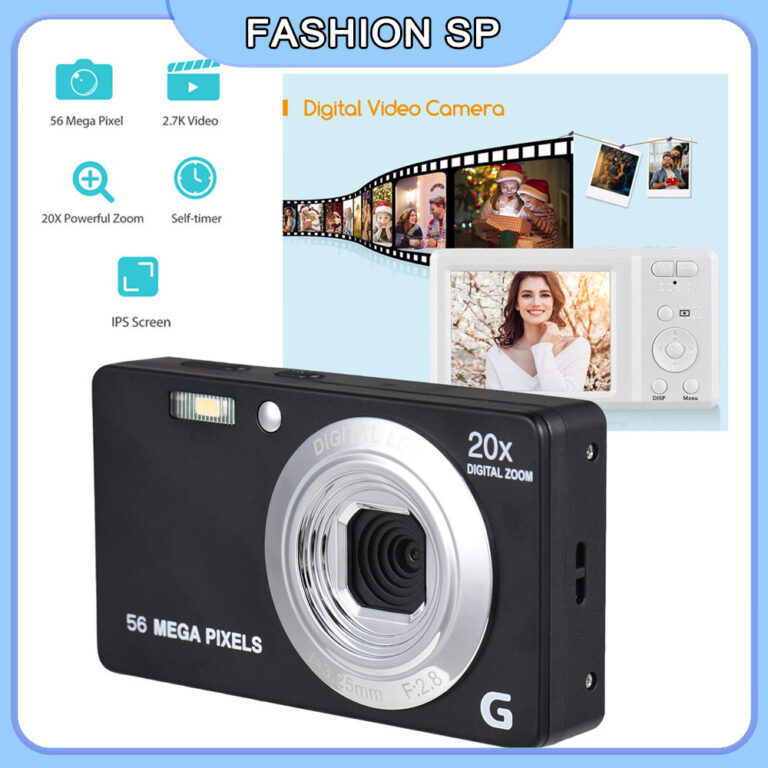 Câmera Digital Ultra HD 56MP 20×4K Câmera De Vi
