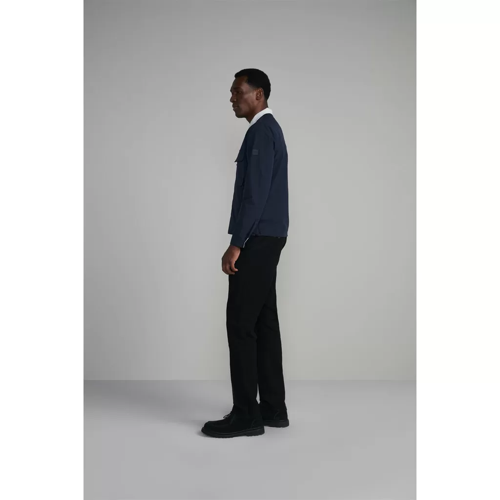 Jaqueta Dupla Face – Azul Marinho / Bege Areia