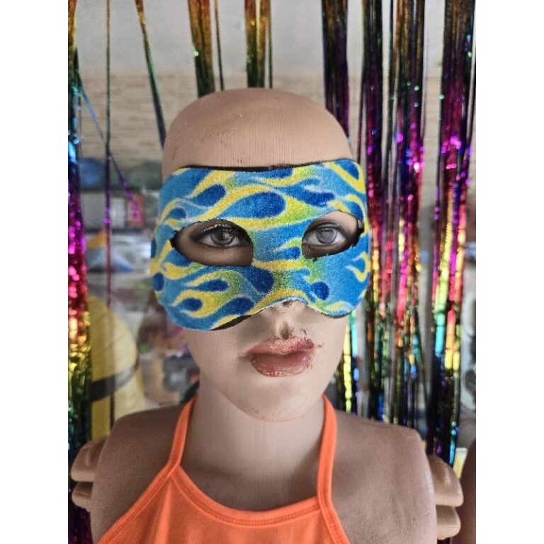 Carnaval festas aniversário mascara azul