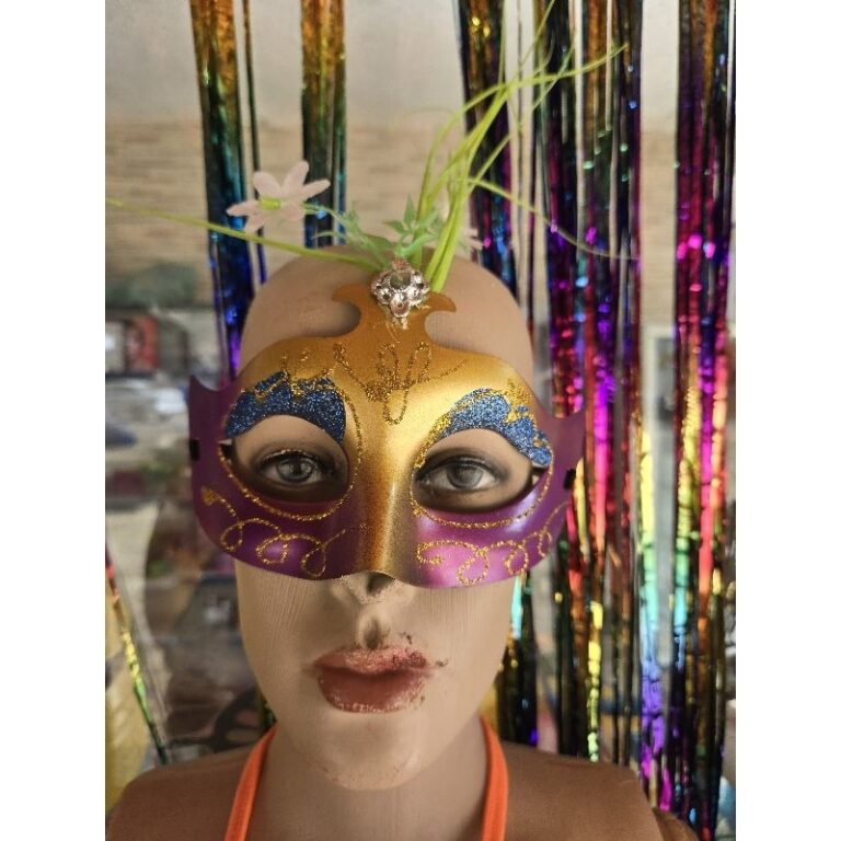 Carnaval festas aniversário máscara dourado