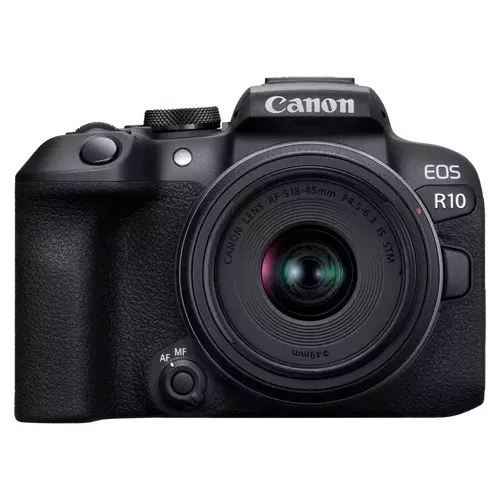 Câmera Canon Mirrorless Eos R10 Com Lente Rf-s 18