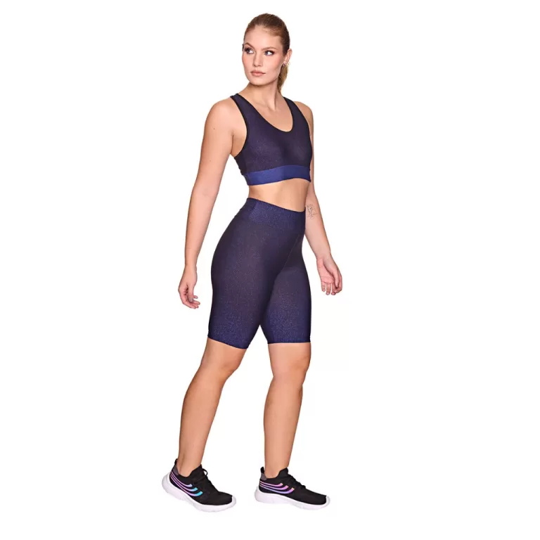 Conjunto Bermuda Ciclista Tie Dye E Top Nadador
