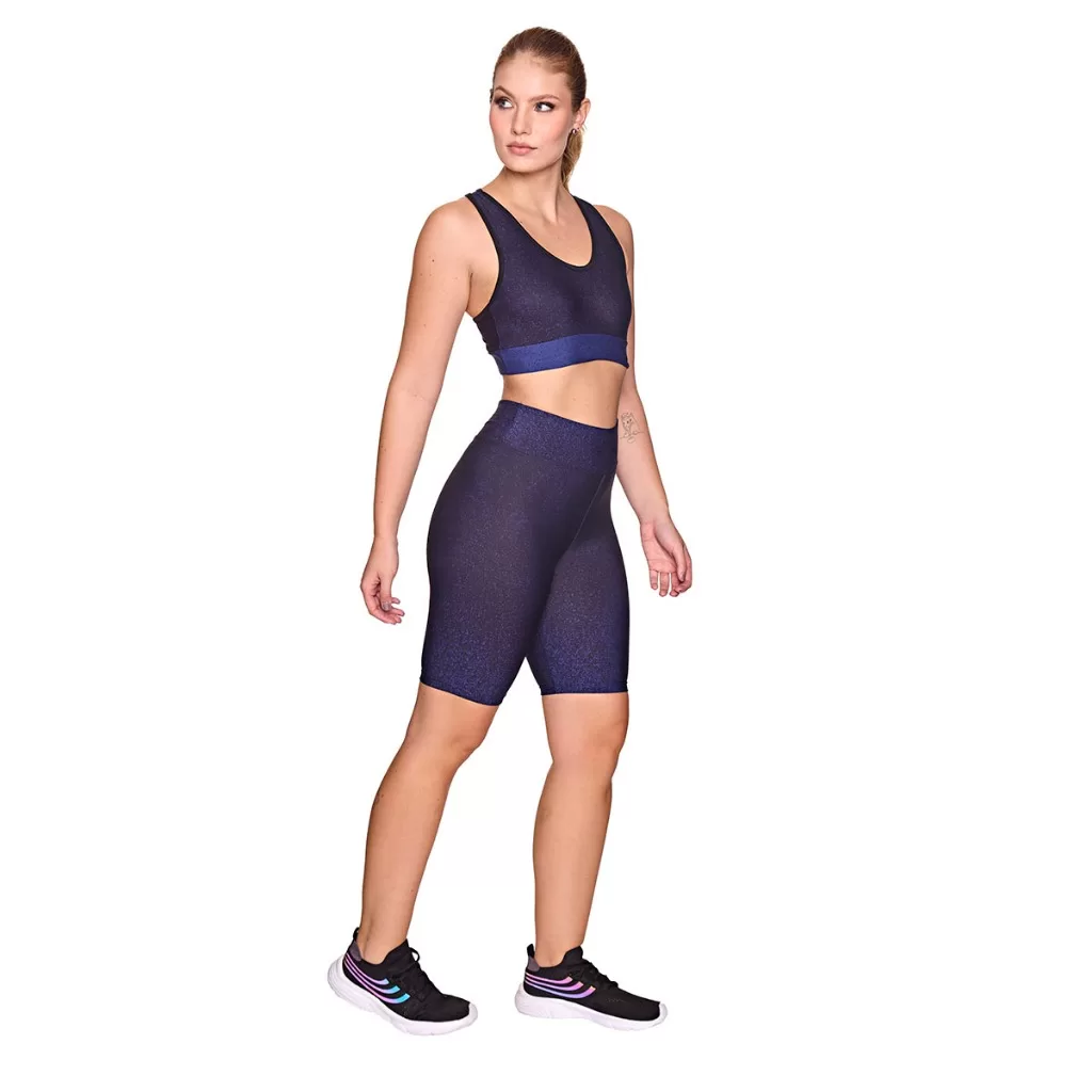 Conjunto Bermuda Ciclista Tie Dye E Top Nadador
