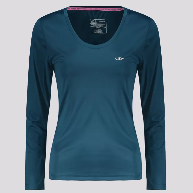 Camiseta Manga Longa Olympikus Essential Feminina 