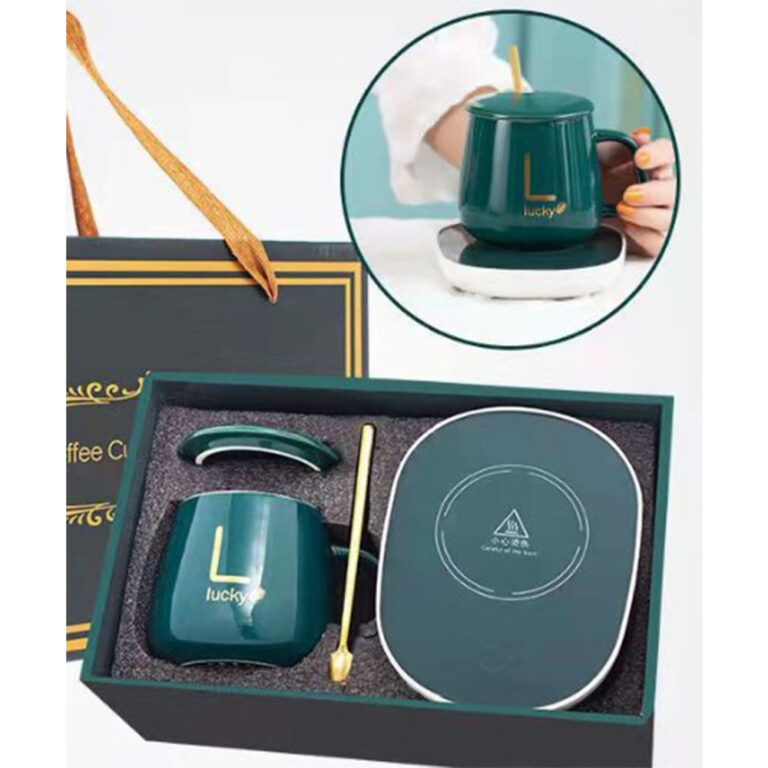 Kit Caneca Xícara Térmica + Aquecedor USB Presen