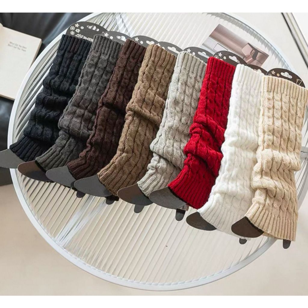 Pares Meia Polaina De Lã Premium