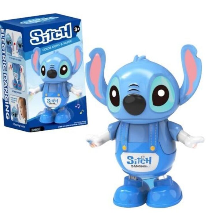 Brinquedo Infantil Robô Dançarino Stitch e Angel