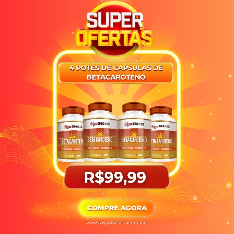 Vegas Bronze – Betacaroteno em capsula 4 por
