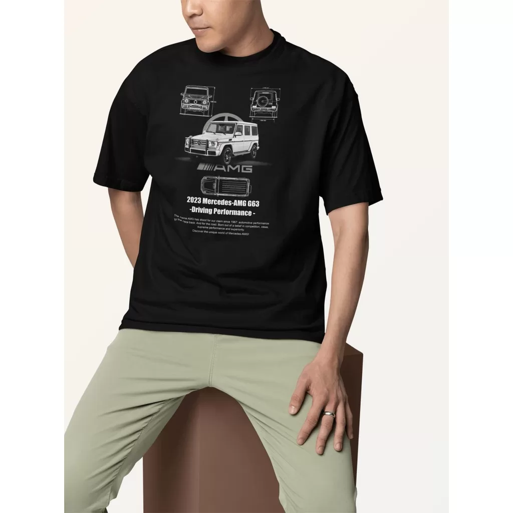 Camiseta Masculina Unissex 100% Algodão Blusa Streetwear Gola Redonda Com Estampa Grande – 2023 Merc