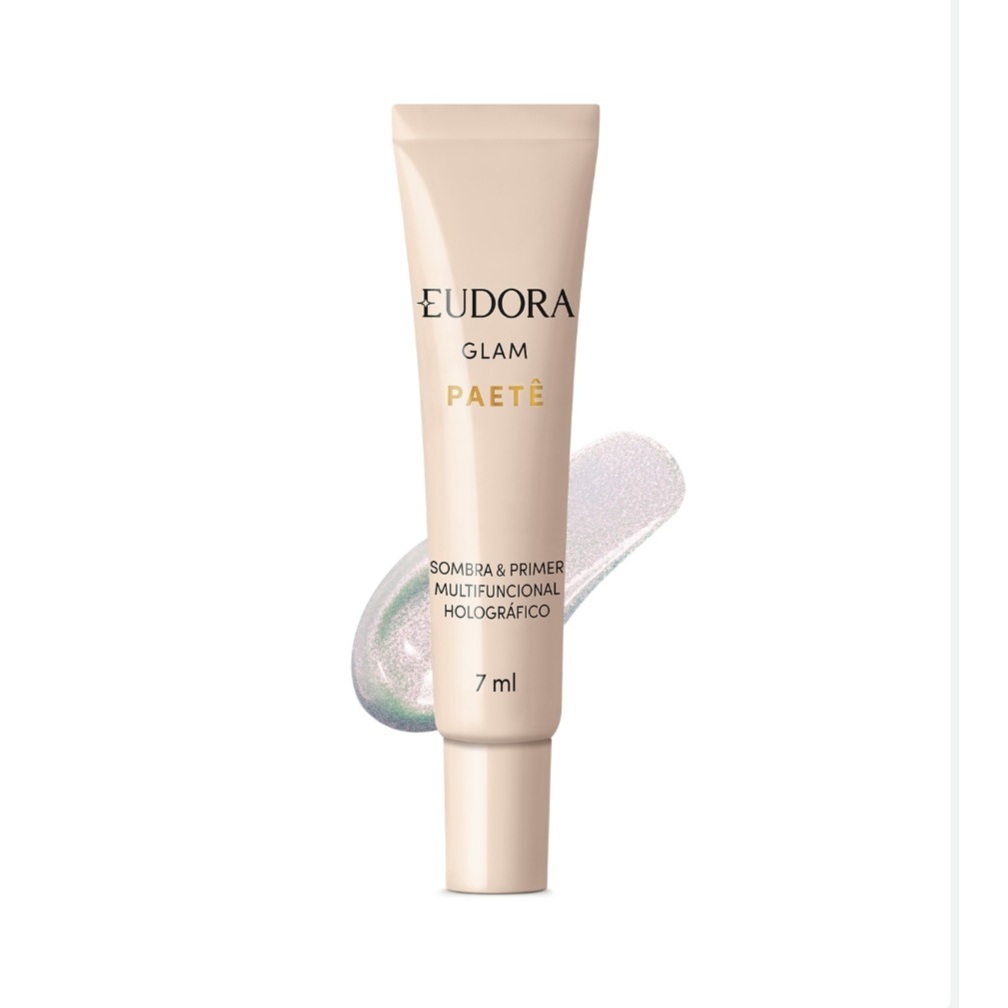 Sombra E Primer Multifuncional Holográfico Glam Paetê 7ml