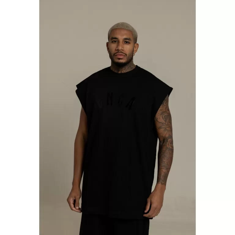Regata Oversized Streetwear All Black