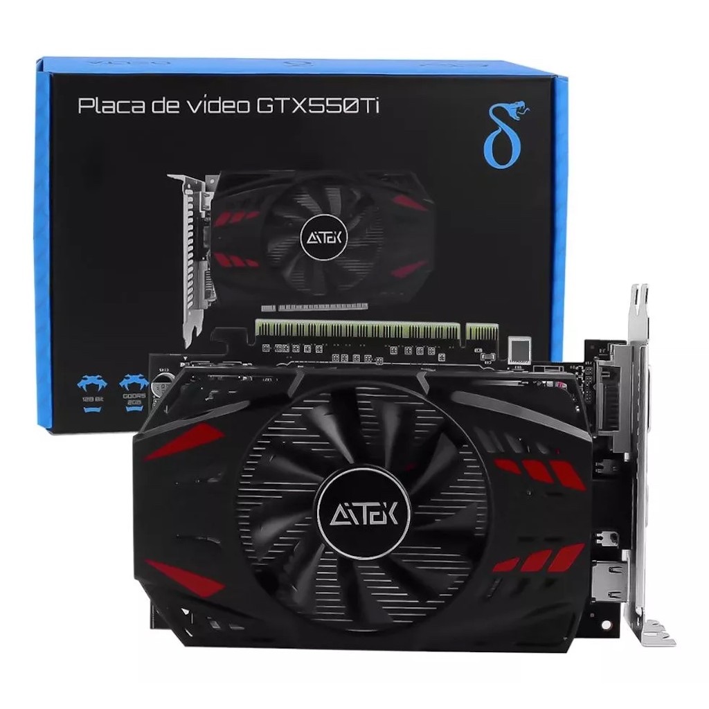 PLACA DE VIDEO 2GB DDR5 128BITS GTX550TI
