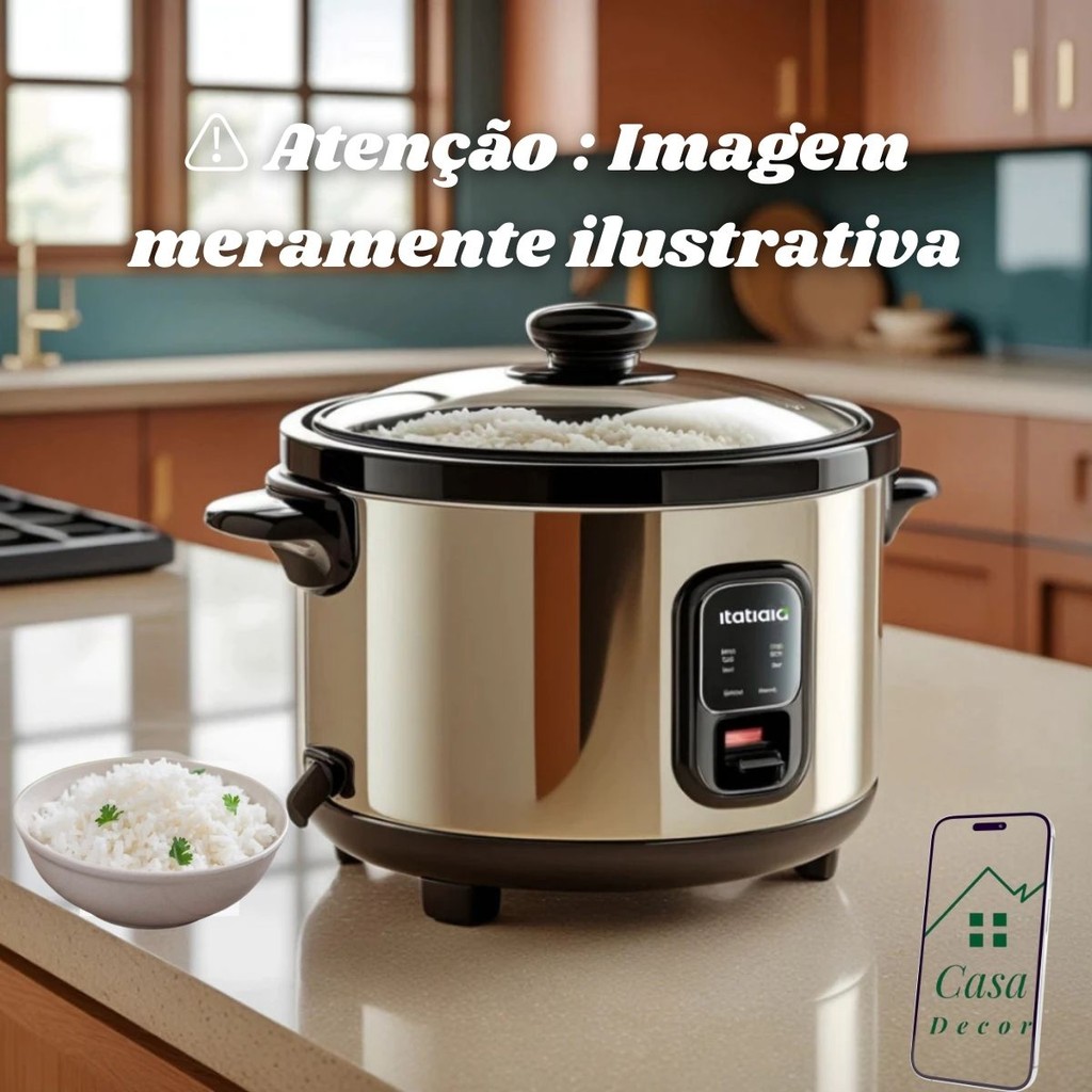 Panela de Arroz Elétrica Itatiaia Aço Inox Cozinha – PANELA QUE VAI FAZER A DIFERENÇA