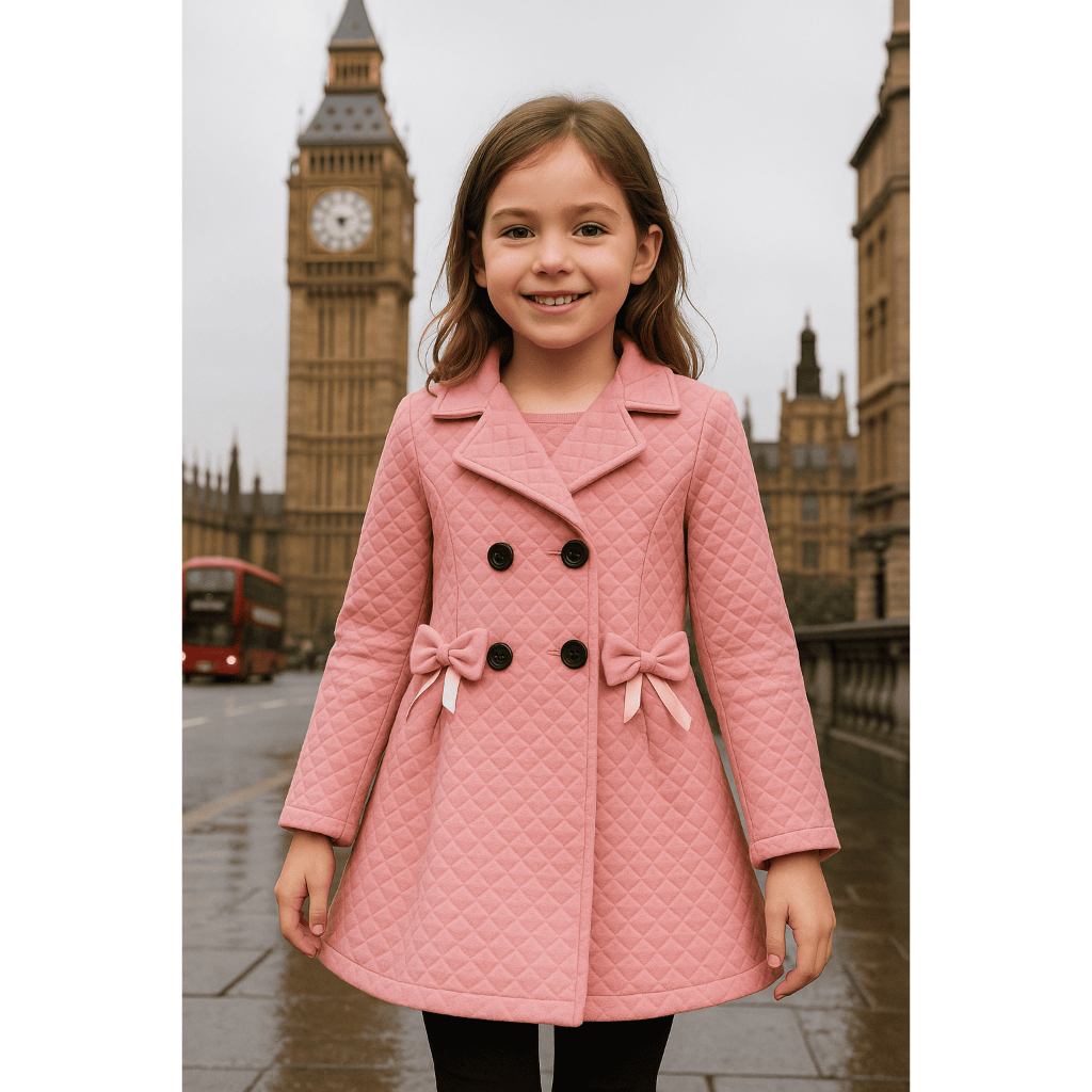 Sobretudo Infantil Feminino Menina  Casaco Quentinho, Fofo e Elegante