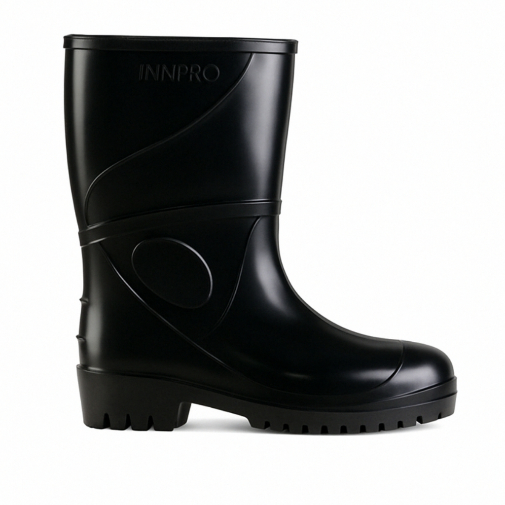 Galocha Bota de Borracha Pvc Feminina Masculina Chuva Motoqueiro