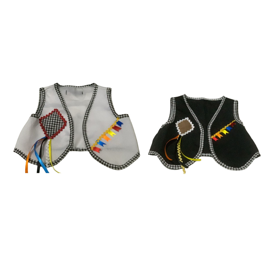 Colete festa junina caipira adulto e infantil Maravilhoso