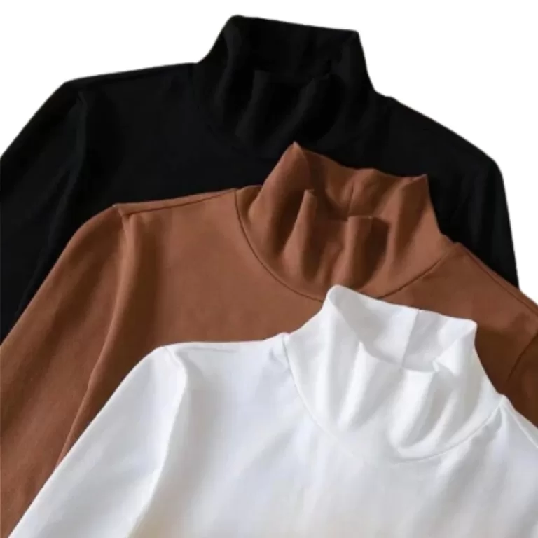 Blusa Feminino Cacharrel Segunda Pele gola alta Su